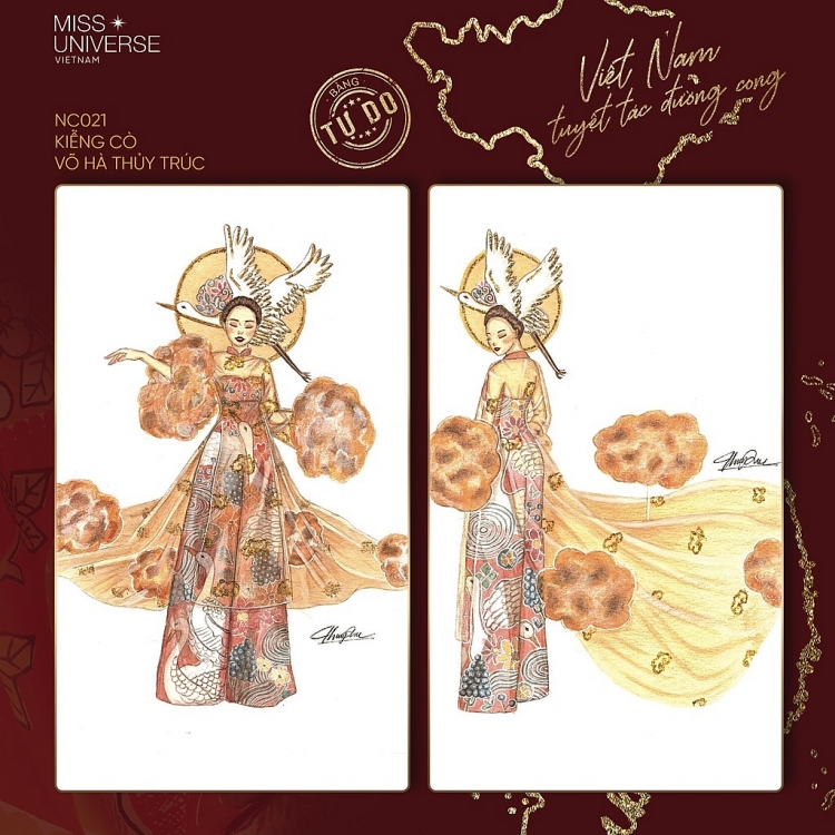 cong bo top 16 bang tu do cuoc thi tuyen chon thiet ke trang phuc dan toc cho dai dien viet nam tai miss universe 2020