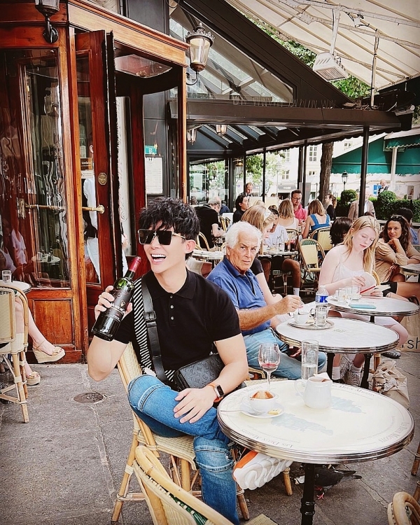 Nathan Lee tái ngộ diva số 1 nước Pháp tại Paris