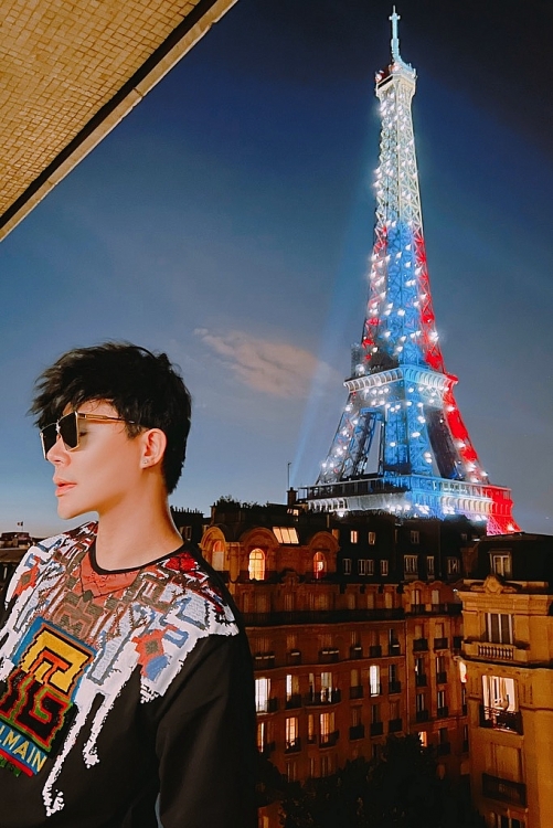 Nathan Lee tái ngộ diva số 1 nước Pháp tại Paris
