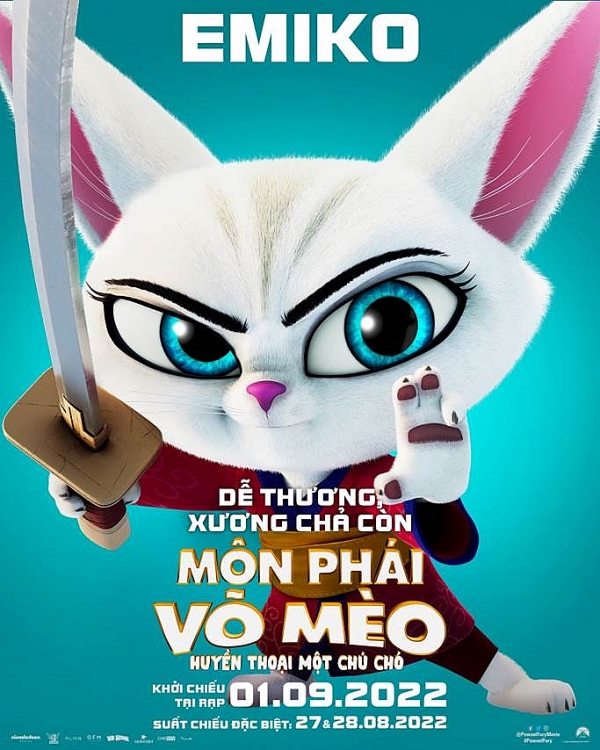 Tạo hình 'ngầu đét' của dàn samuri phiên bản động vật trong 'Paws of Fury: The Legend of Hank'