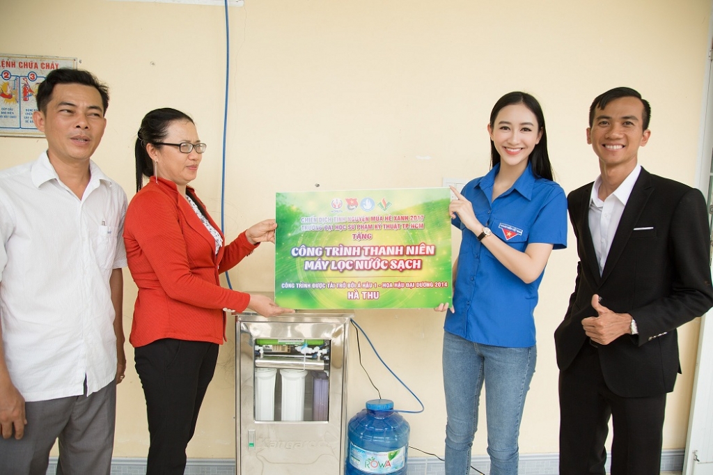 ha thu mang chien dich mua he xanh den voi cuoc thi miss earth 2017