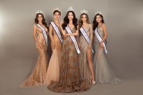 Top 5 'Hoa hậu Đại sứ Du lịch Thế giới 2018' lần đầu chụp bộ ảnh cùng vương miện