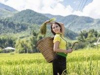 a hau lien phuong dep nen na trong ta ao dai tren pho phuong ha noi