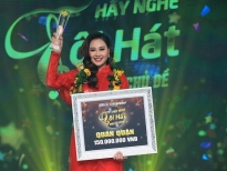 Hà Thúy Anh bật khóc khi lần đầu tiên đoạt giải Quán quân 'Hãy nghe tôi hát'