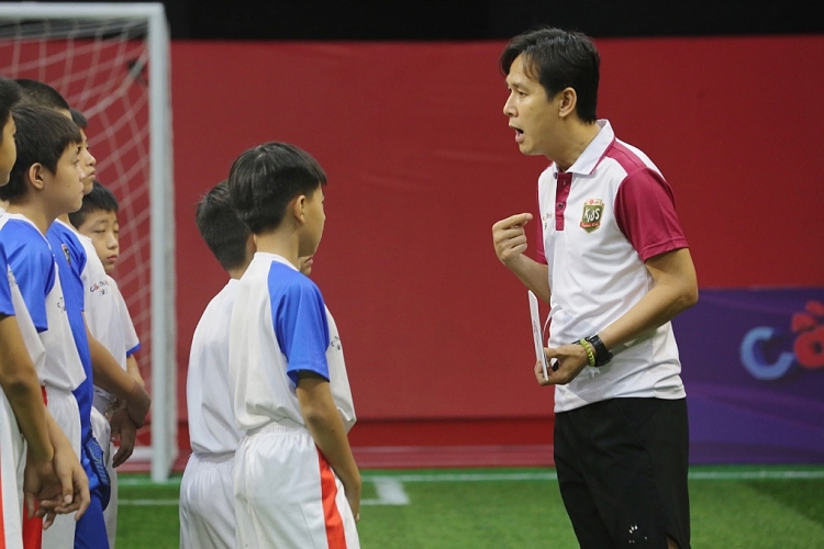 S.T Sơn Thạch bị 'cảnh cáo' vì tự ý ra sân ăn mừng bàn thắng tại 'Cầu thủ nhí 2021'