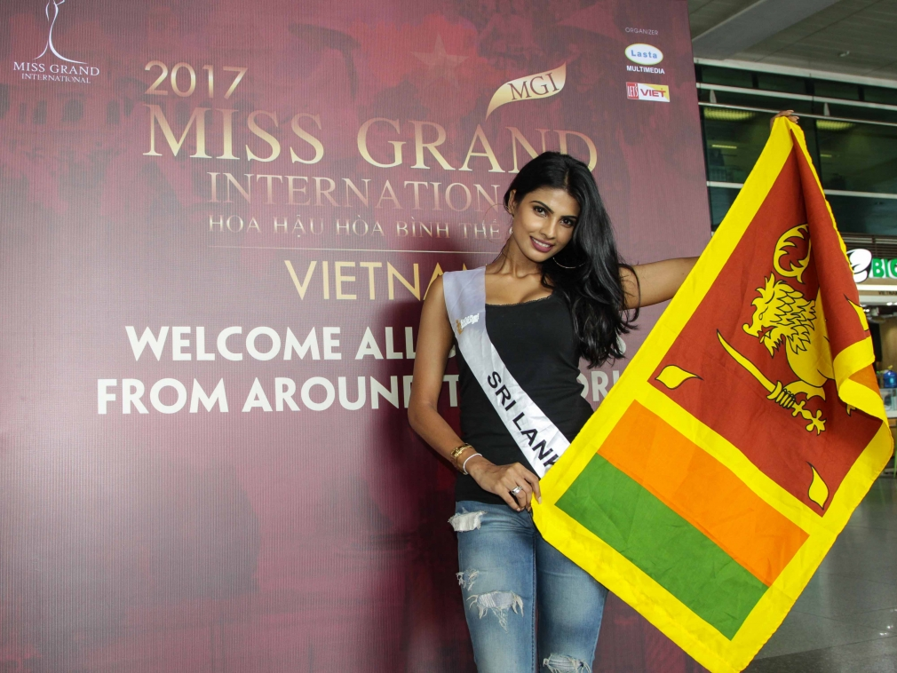 'Miss Grand International 2017' đại diện Hồng Kông và Srilanka đến Việt Nam