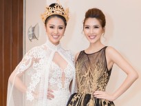 Tường Linh hội ngộ đương kim 'Hoa hậu Hòa bình thế giới' Ariska Putri Pertiwi
