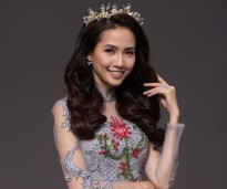 Hoa hậu Phan Thị Mơ hóa nàng tiên hoa trong thiết kế của Đan Hà