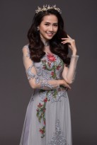 Hoa hậu Phan Thị Mơ hóa nàng tiên hoa trong thiết kế của Đan Hà