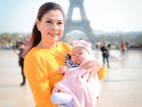 Thanh Thảo đưa con gái 3 tháng đi du lịch châu Âu