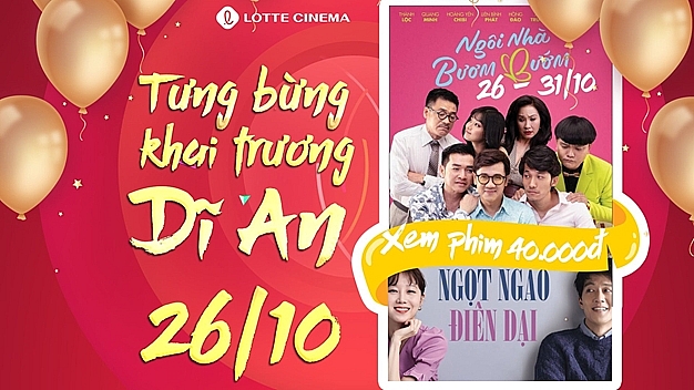 lotte cinema khai truong cum rap chieu phim hien dai tai di an binh duong