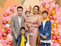 Vợ chồng Ưng Hoàng Phúc - Kim Cương tổ chức sinh nhật muộn cho con gái 1 tuổi