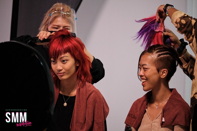 Wiwi Nguyễn 'sốc' khi được cắt kiểu tóc lạ tại 'Supermodel me'