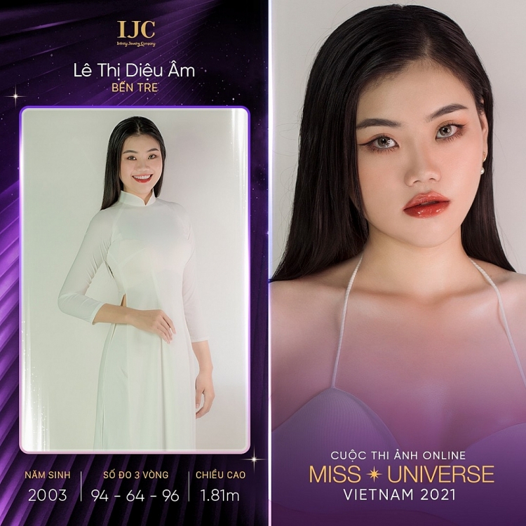 Nhiều thí sinh 'Cuộc thi ảnh online Hoa hậu hoàn vũ Việt Nam 2021' đẹp sắc sảo và có chiều cao ấn tượng