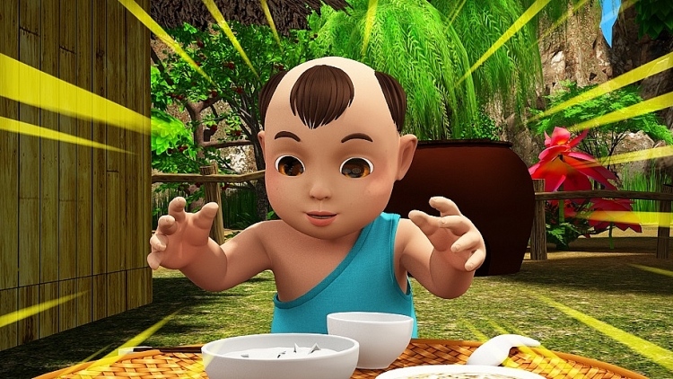 'Phim phim hoạt hình 3 chiều - Cổ tích Việt Nam' thể hiện tại mẩu chuyện Thánh Gióng như vậy nào?
