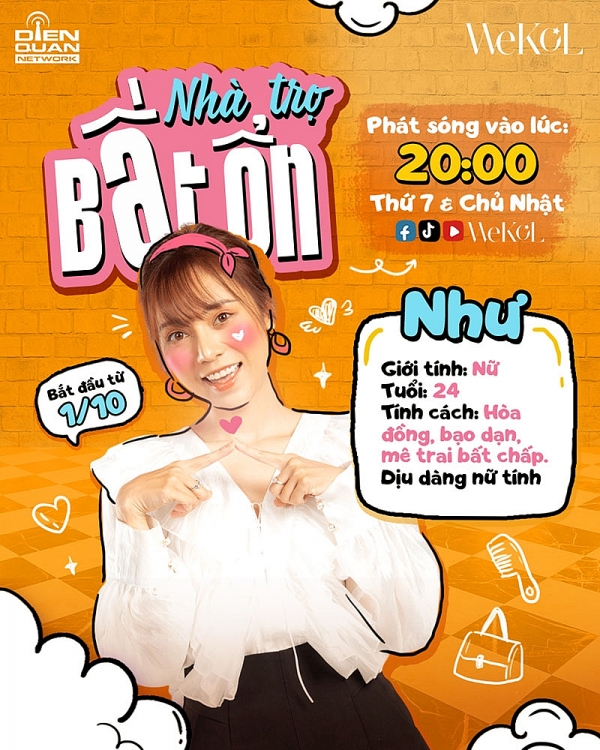 'Nhà trọ bất ổn' hé lộ dàn diễn viên được giới trẻ yêu thích