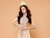 Anika Trinh Trinh hóa vương phi với áo dài hoàng tộc của NTK Tommy Nguyễn