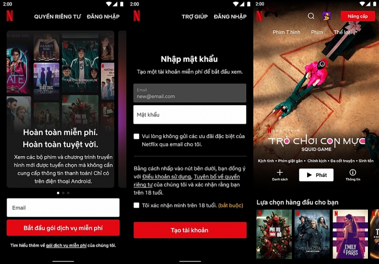 Netflix mang trải nghiệm niềm vui đến Việt Nam với gói miễn phí