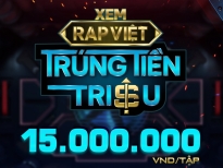 'Rap Việt' mùa 2 chơi lớn khi rao thưởng khủng cho tín đồ Underground: Chơi game nhẹ nhàng nhận về 15 triệu