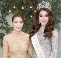 Hoa hậu Jenny Kim 'đọ sắc' cùng Hoa hậu Hải Dương