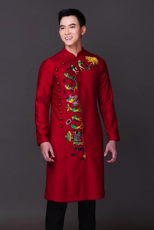 dam cuoi chuot tranh dong ho len ao dai cho nam cua ntk minh chau