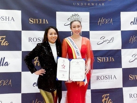 Võ Nhật Phượng đăng quang Hoa hậu cuộc thi 'Miss Super Lady Of The Word 2019'