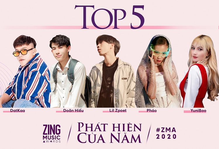 jack thong tri danh sach de cu top 5 zing music awards 2020