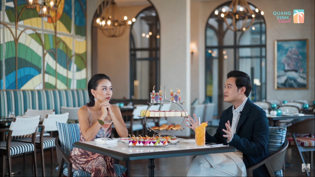 Tập 5 là khách mời Thảo Trang đến khu resort biển ở Mũi Né, tại đây nữ ca sĩ đã có những chia sẻ rất “đời” khiến Quang Vinh phải nhiều lần phân tích và suy ngẫm