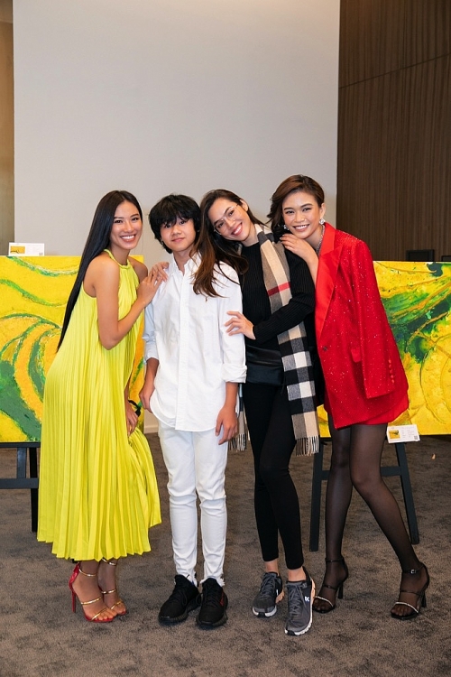 Dàn Hoa hậu, Á hậu tham dự Ngày quốc gia Việt Nam tại World Expo Dubai