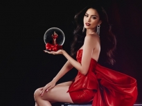 Hoa hậu Ngọc Châu chuộng son đỏ, quyến rũ trong bộ hình mới