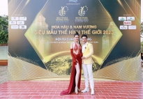 MC song ngữ Nguyễn Hoàng Vĩnh hội ngộ Hoa hậu Phan Thị Mơ và Đặng Thu Thảo tại Phan Thiết