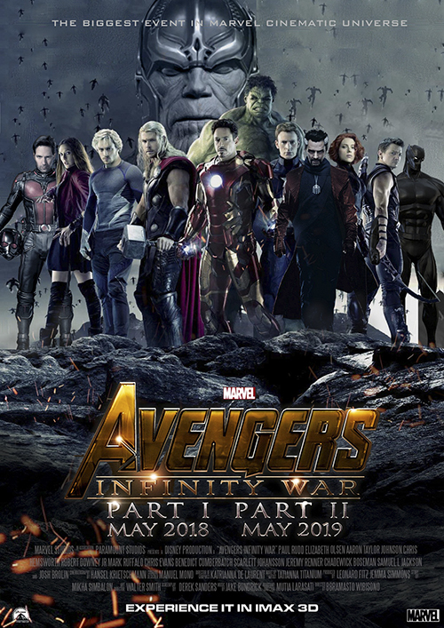 Avengers Infinity War sẽ phát hành vào tháng 5 năm 2018