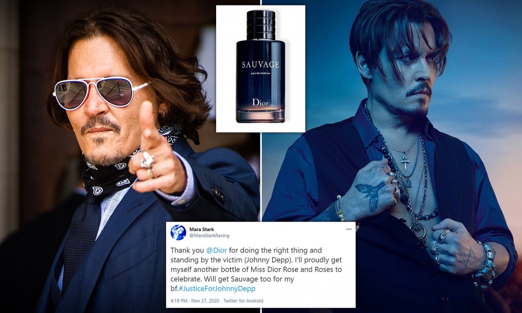 Le look de Johnny Depp pour Dior Sauvage  Gentleman Moderne