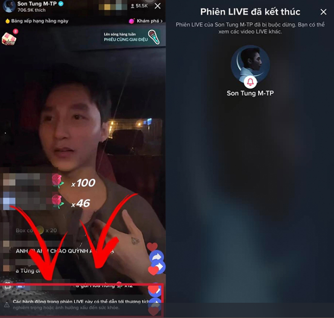 'Tiktoker mới nổi' Sơn Tùng MTP live trên con G63 chưa được một phút thì gặp 'bất ổn'