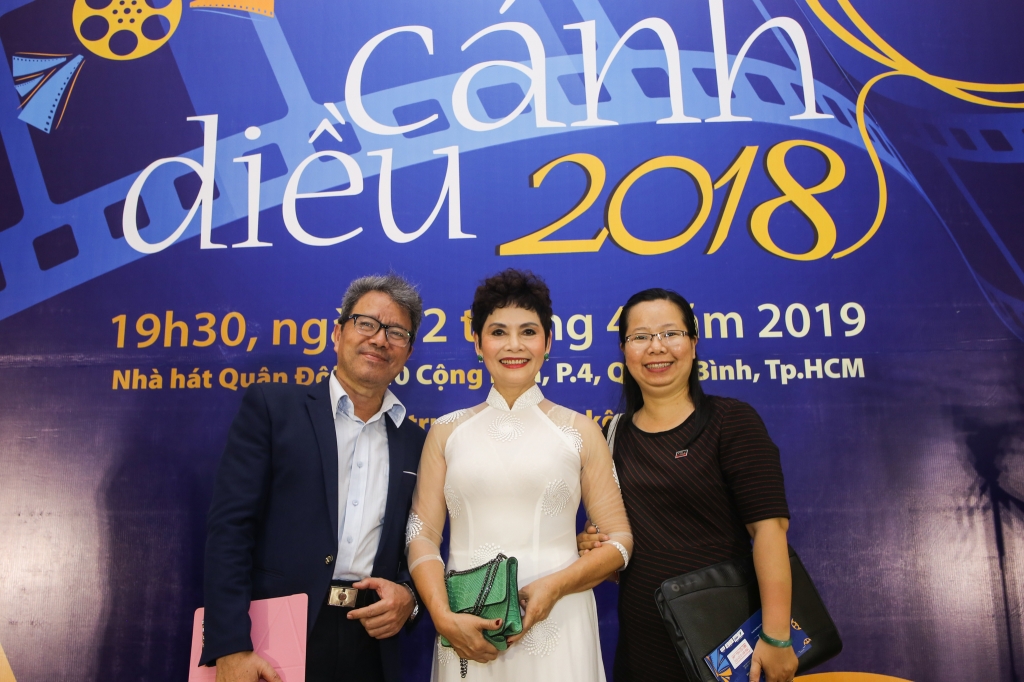nghe sy dien anh no nuc tham du le trao giai canh dieu 2018