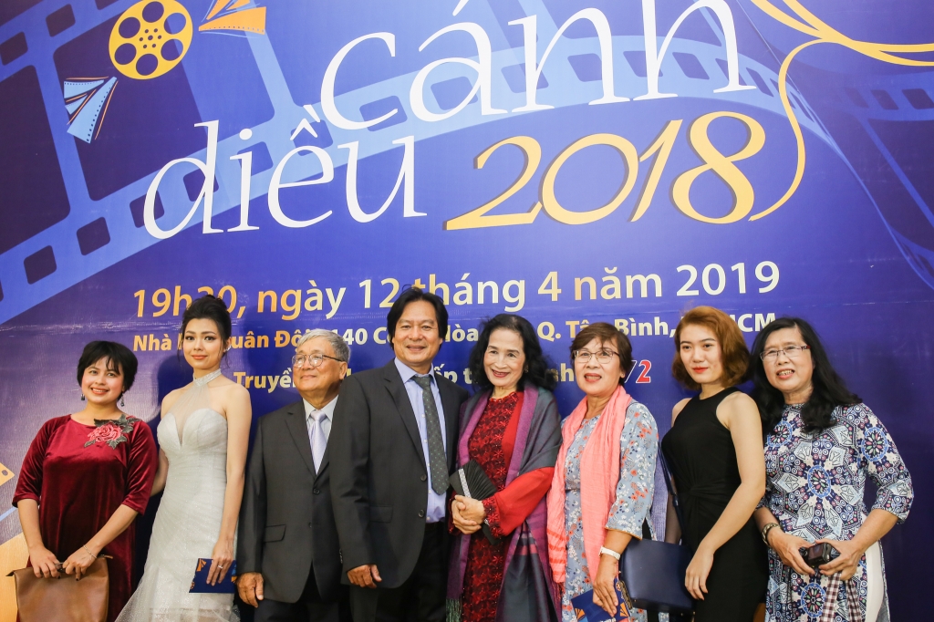 nghe sy dien anh no nuc tham du le trao giai canh dieu 2018