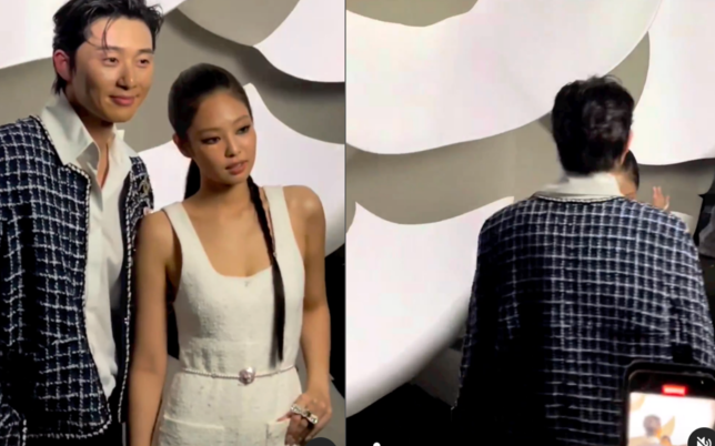 Netizen phát cuồng với tương tác của Park Seo Joon và Jennie (BlackPink) tại Chanel Fashion Show