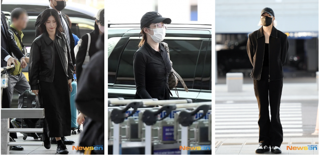 Sao Hàn mặc đồ đen ra sân bay để tri ân Moonbin (ASTRO)