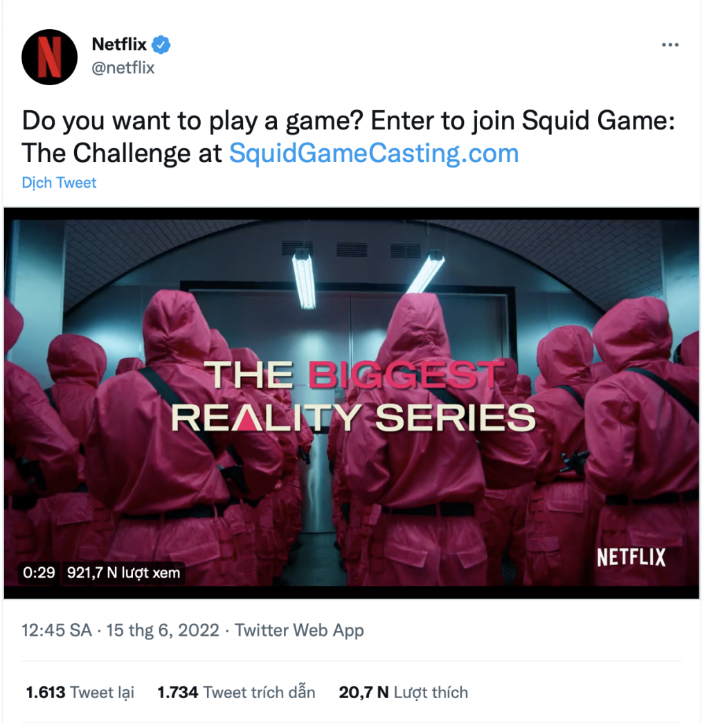 Netflix làm show thực tế mới dựa trên bom tấn ‘Squid Game’