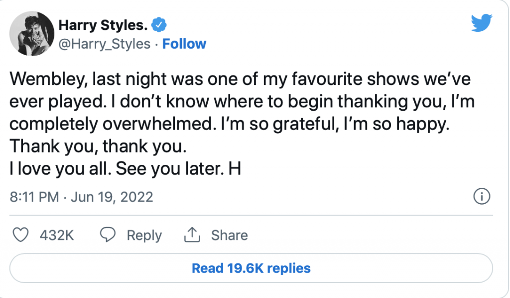 Harry Styles giúp người hâm mộ ‘come out’ trong tour diễn ‘Love On Tour’