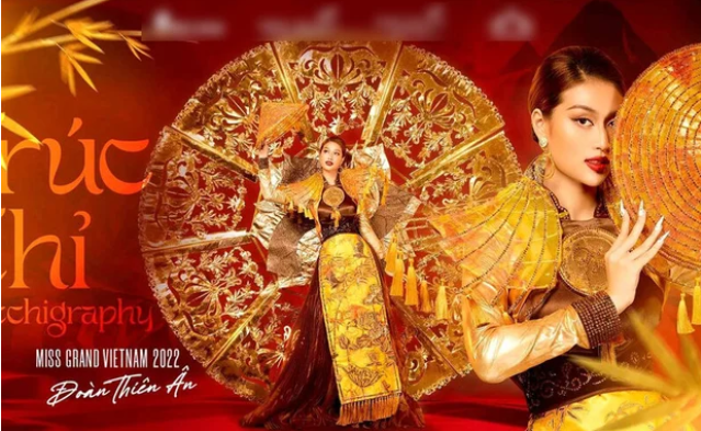 Hé lộ trang phục dân tộc của Thiên Ân tại Miss Grand International 2022