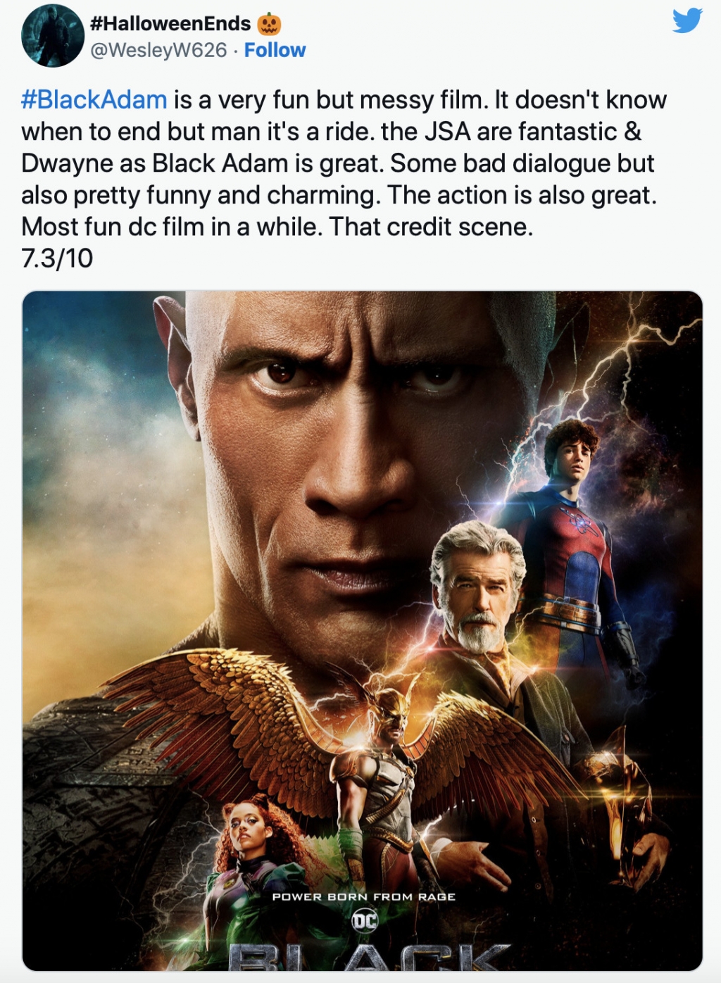 ‘Black Adam’ bị người hâm mộ DC ‘ném đá’ vì ngôn từ ngô nghê