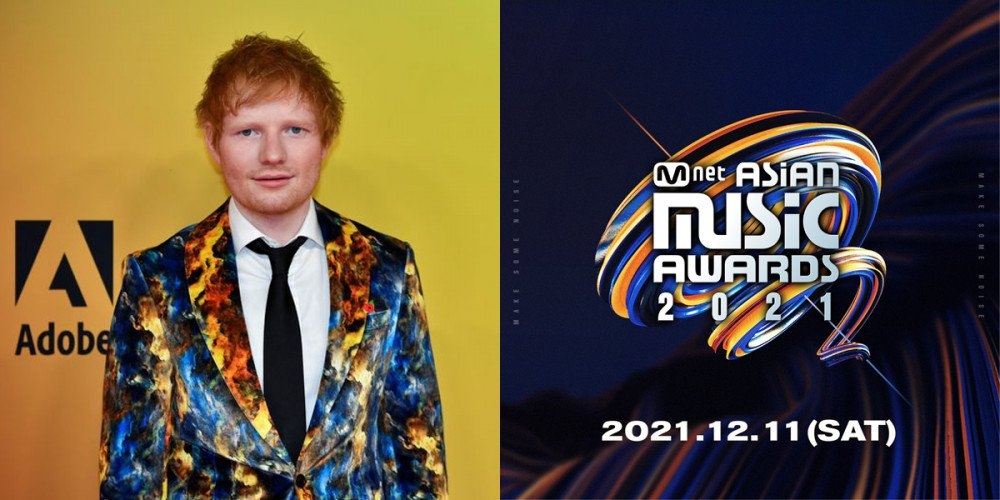 Ed Sheeran trình diễn trên sân khấu MAMA 2021