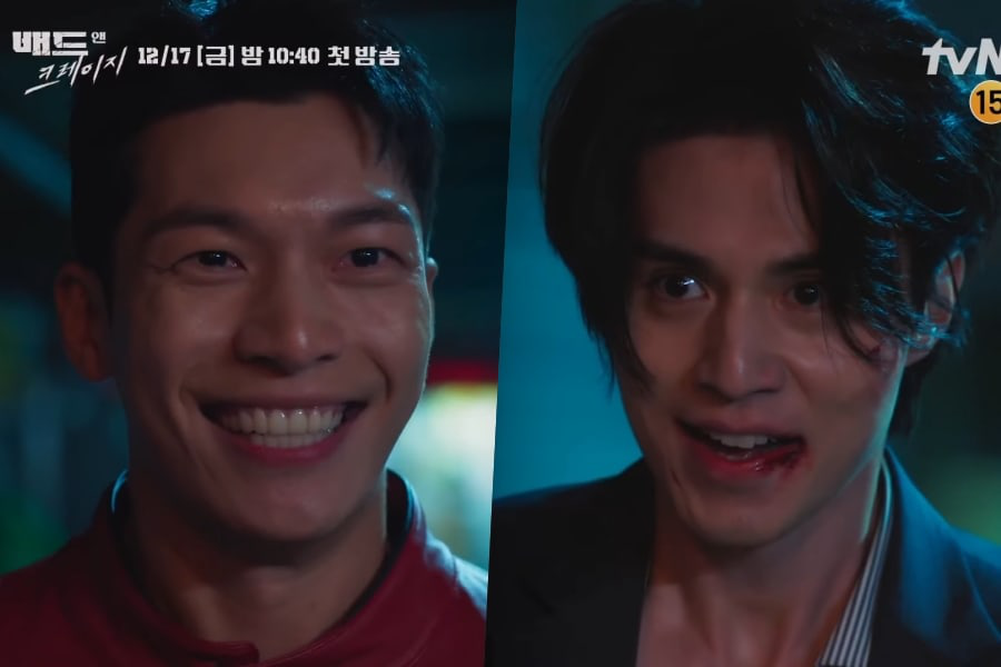 Lee Dong Wook và Wi Ha Joon: Cặp đôi ‘oan gia’ trong teaser ‘Bad And Crazy’