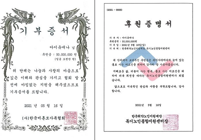 ‘Em gái quốc dân’ IU quyên góp 200 triệu won cho Tổ chức Trẻ em