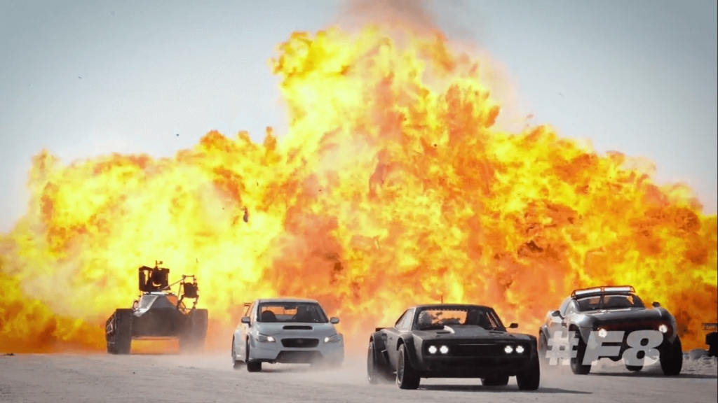 Cháy nổ kinh hoàng trong trailer mới của "Fast and furious 8"